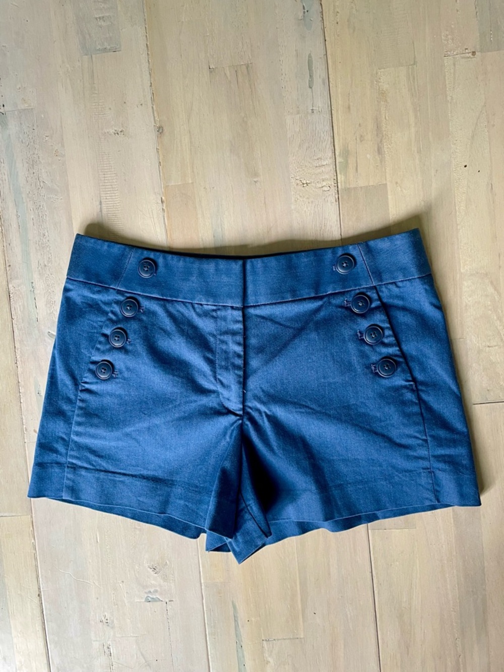 LOFT Blue Riviera Sailor Shorts Size 6 - Picture 2 of 7